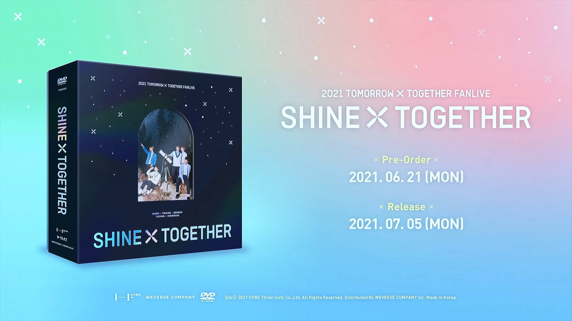 2021ファンライブ SHINE X TOGETHER ライブDVD発売 まとめ | TOMORROW 