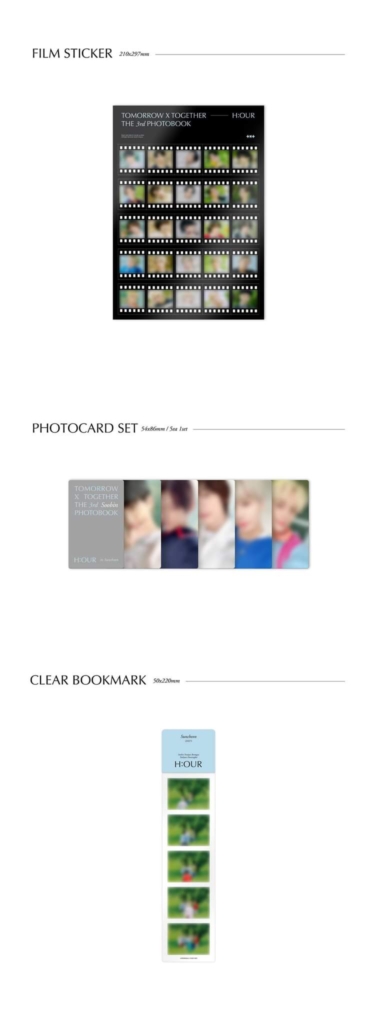 THE 3RD PHOTOBOOK H:OUR in Suncheon& Extended Edition 発売決定！ふたつの違いは？ |  TOMORROW X MOA