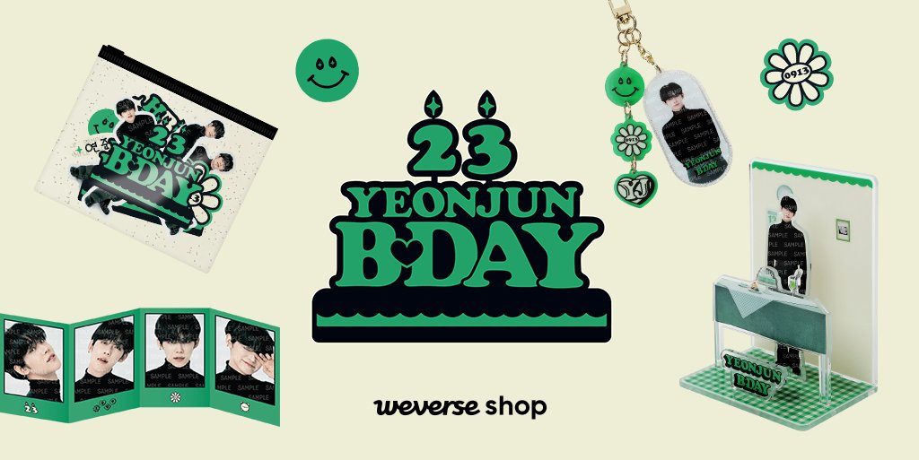 グッズ】9月13日14時より「YEONJUN'S BIRTHDAY PARTY MERCHANDISE 